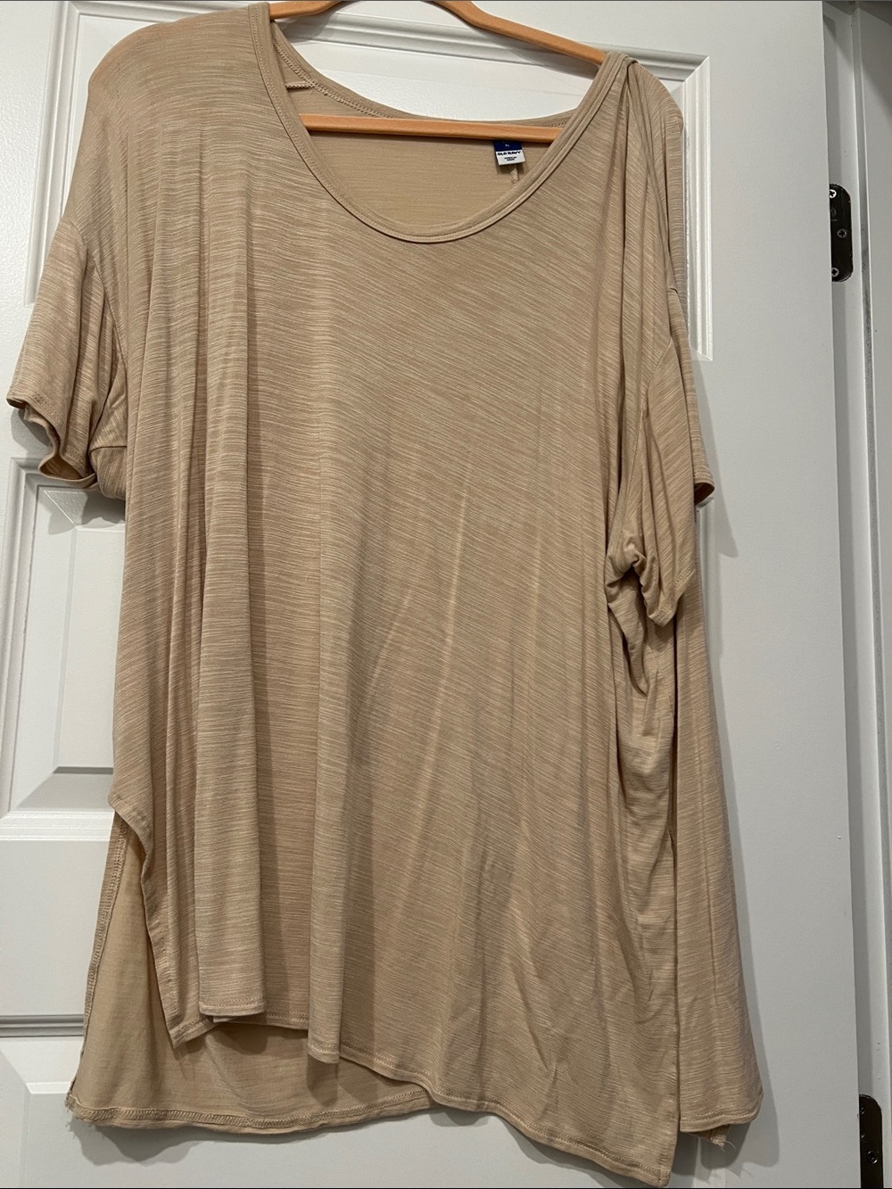 Old Navy Beige Scoop-Neck Tunic Top